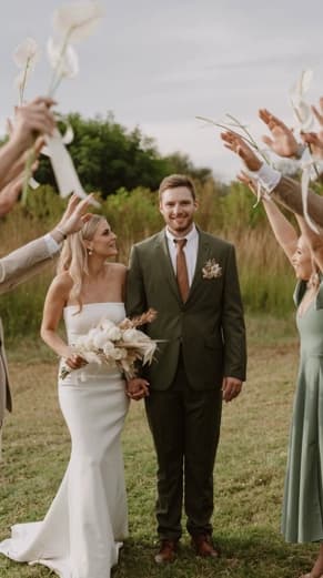 Elegant boho bridal bouquet