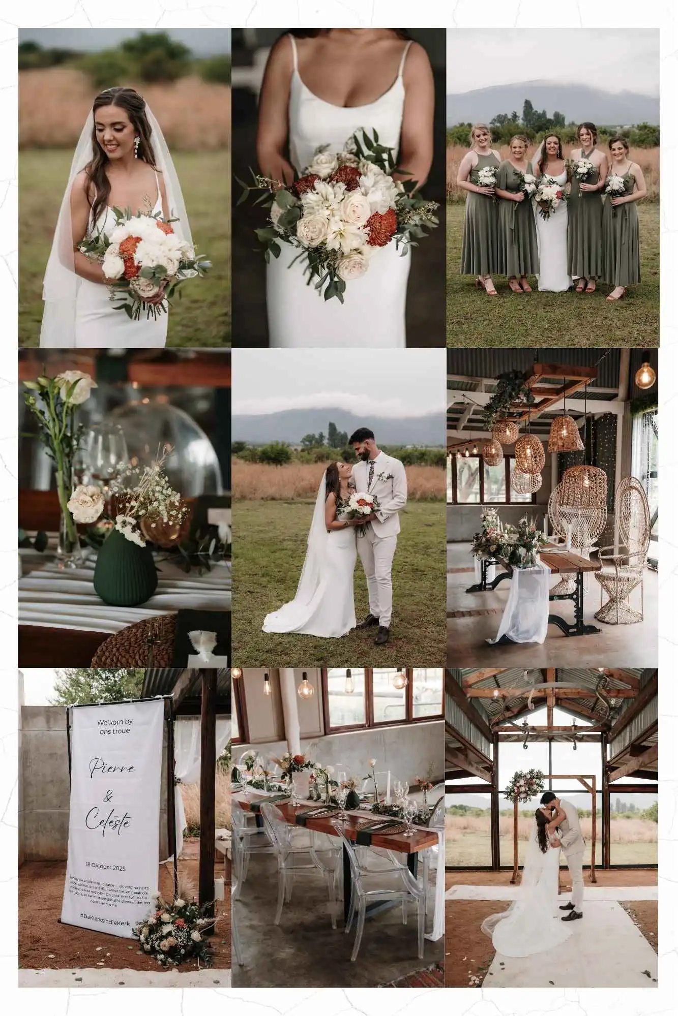 Sage and olive wedding inspiration — Gauteng
