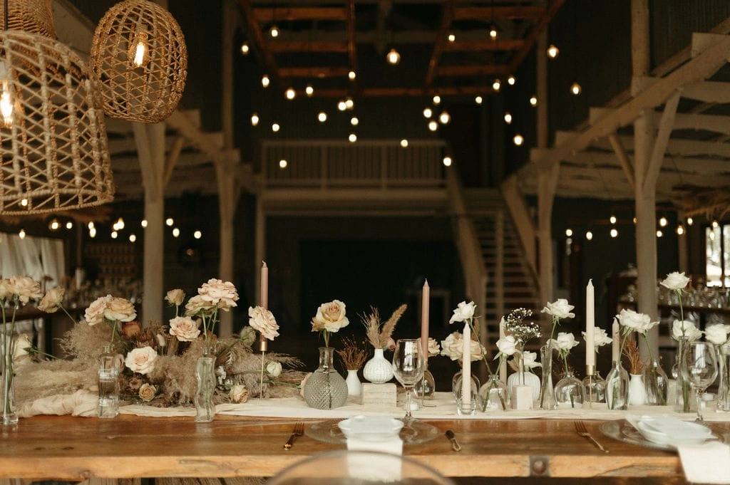 Full wedding venue floristry and decor transformation by Hada Events Gauteng